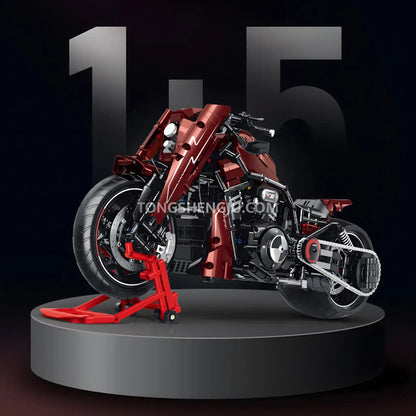 Tongshengju Technic Night Rod Motorcycle Building Blocks Set For Adults Collectible (1787PCS)