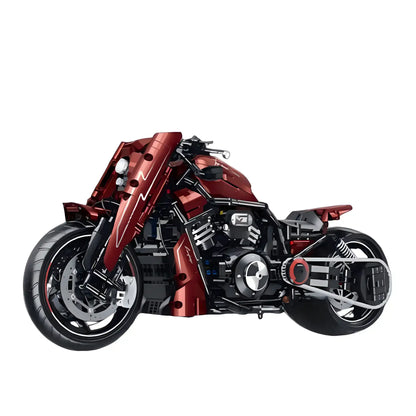 Tongshengju Technic Night Rod Motorcycle Building Blocks Set For Adults Collectible (1787PCS)
