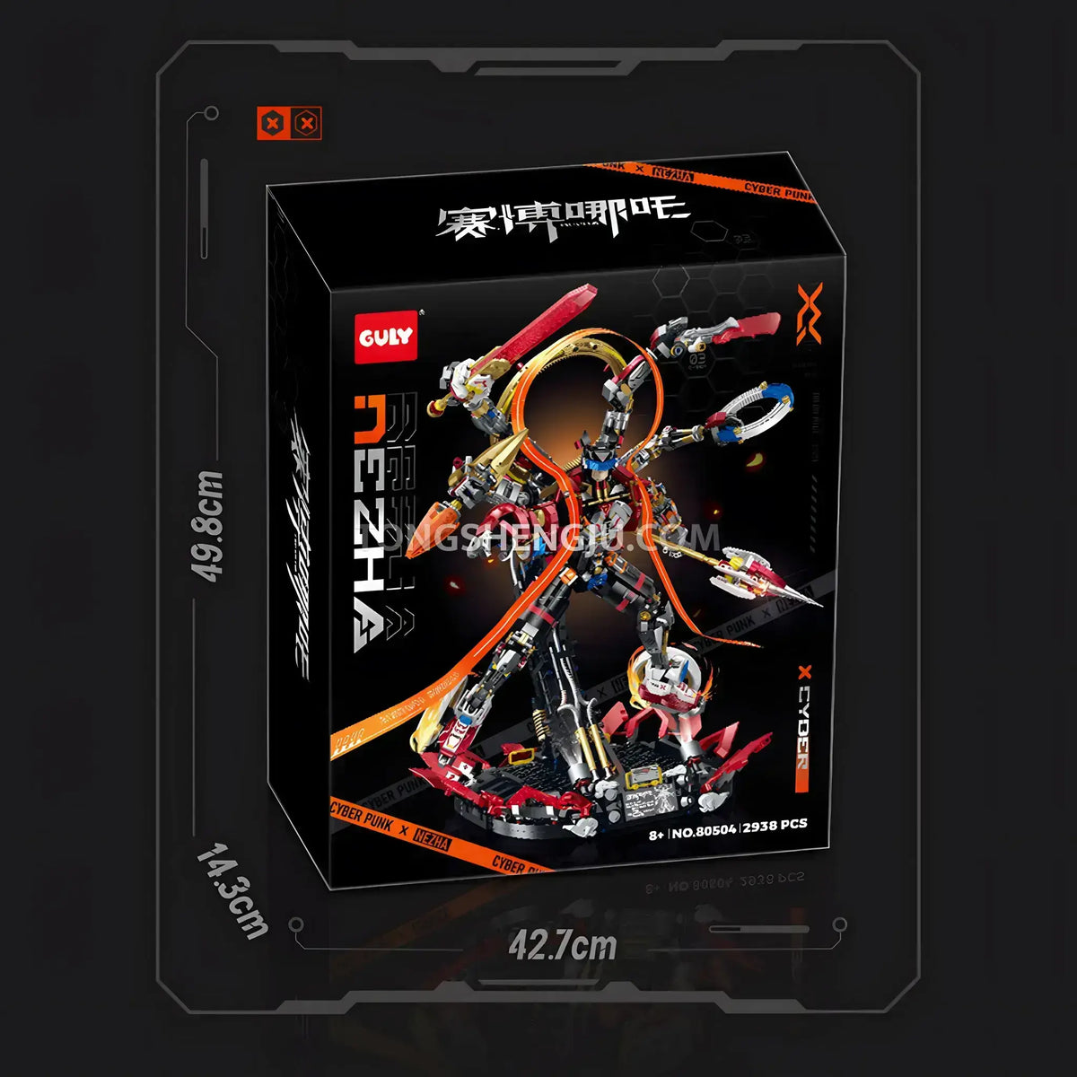 Tongshengju GULY NEZHA Model Mecha Building Blocks Set For Adults Tongshengju GULY NEZHA Model Mecha Building Blocks Set For Adults