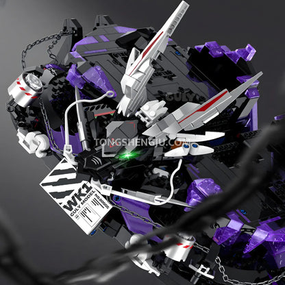 guly 80505 black myth wukong model technic mecha building blocks set nameplate