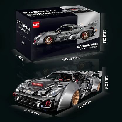 product size of guly 10629 baoshijie 918 model car building blocks toy