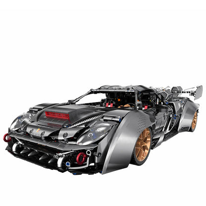 static version of guly 10629 baoshijie 918 sports car model building blocks set