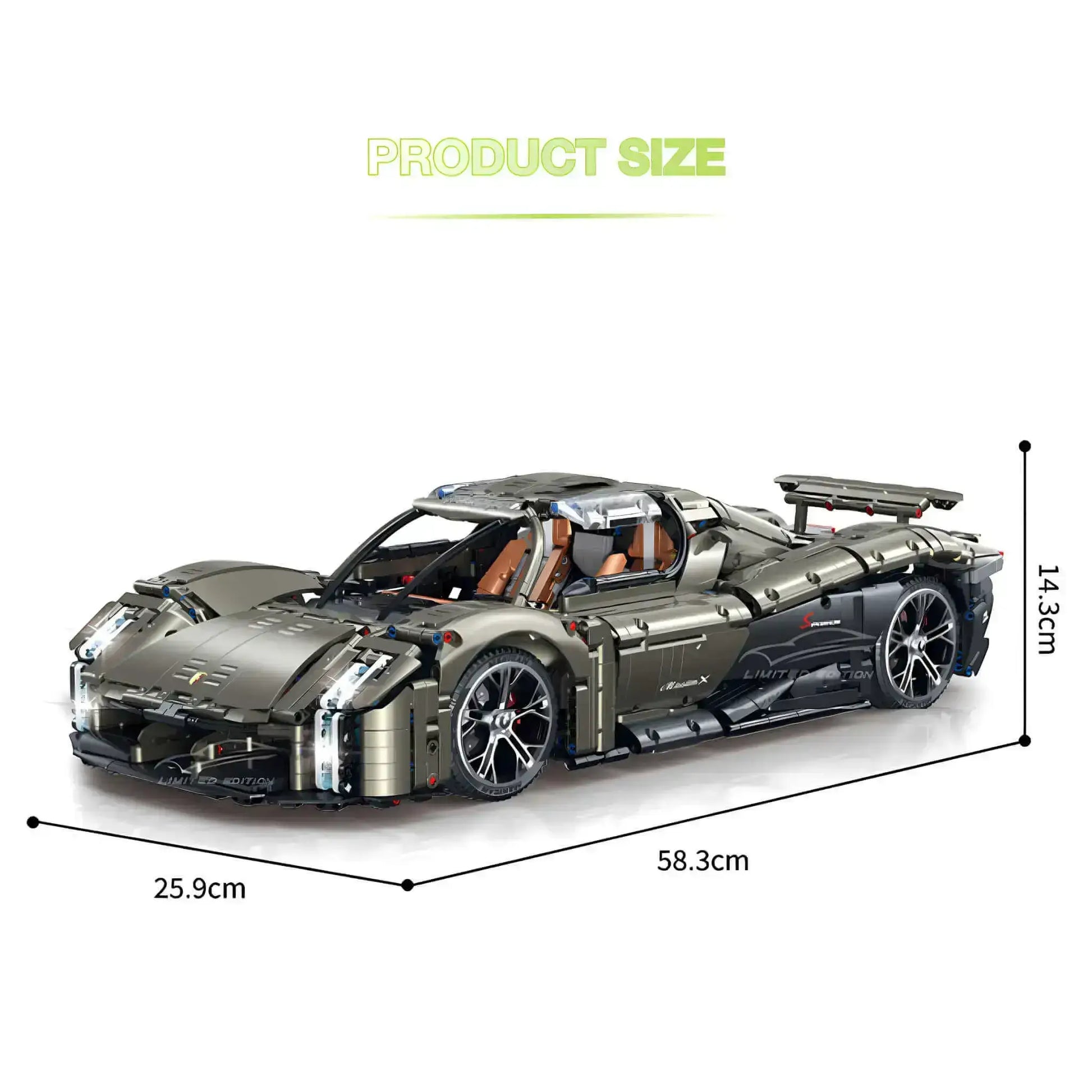Tongshengju GULY Mission X (4056PCS) Technic Car Building Blocks Tongshengju GULY Mission X (4056PCS) Technic Car Building Blocks