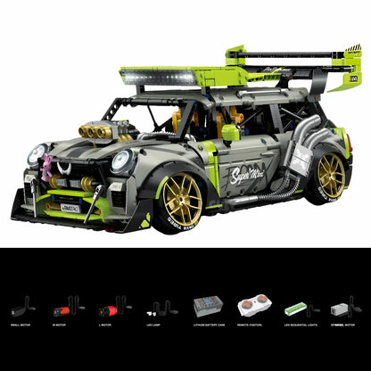dynamic version of guly 10632 bmmini building blocks model toy car