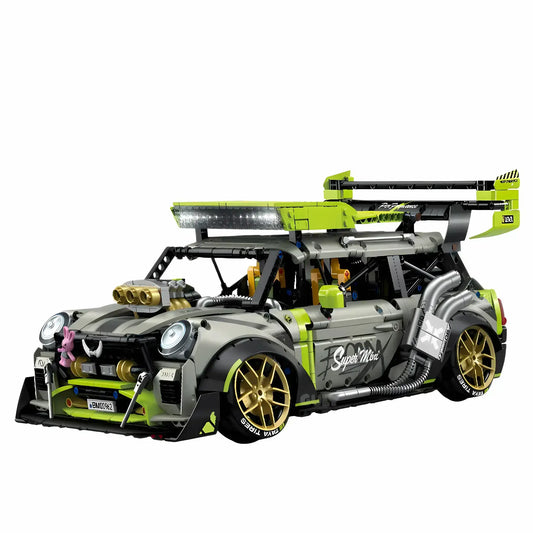 static version of guly 10632 bmmini building blocks model toy car