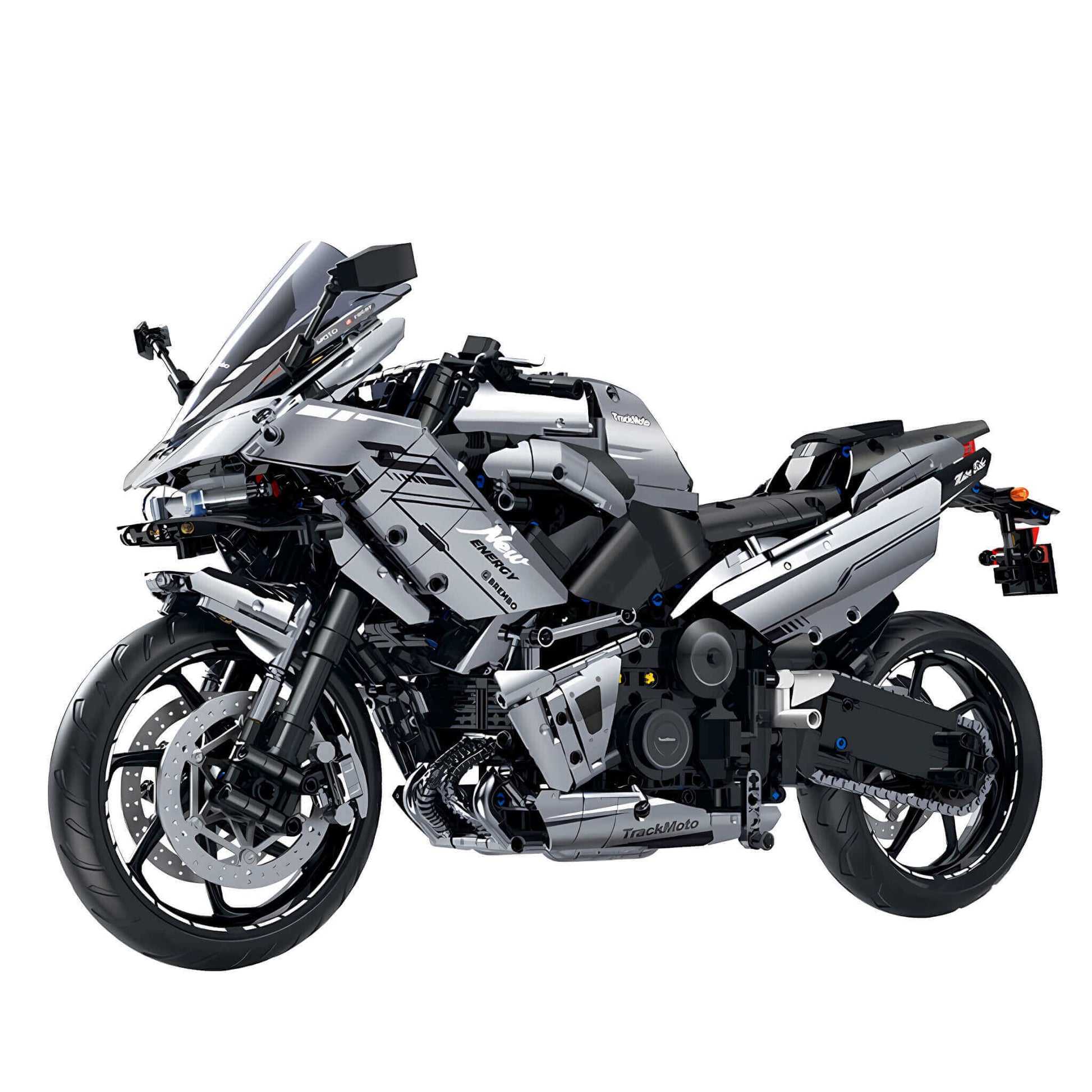 static version of guly 60525 chuanqi 7 building blocks model toy motorcycle