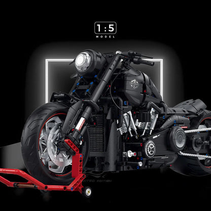 1:5 guly 60521 halei breaker model motorcycle building blocks set