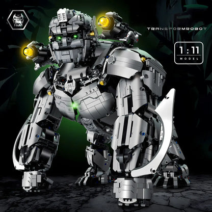1:11  kingkong transform robot building blocks model toy mecha from guly 80501