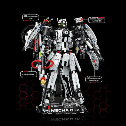 product analysis of guly 60520 lutesii c-01 mecha model building blocks set
