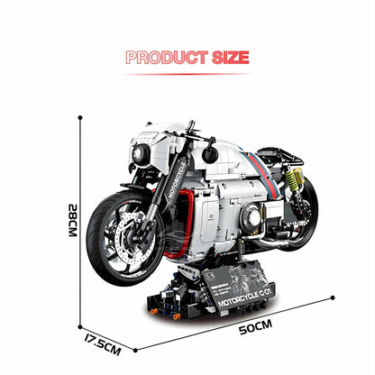 product size of guly 60520 lutesii c-01 building blocks model toy motorcyle