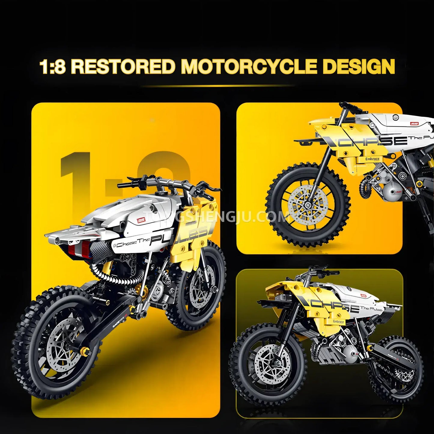Tongshengju Technic G450X Motorcycle Building Blocks Set For Adults & Kids (510PCS)
