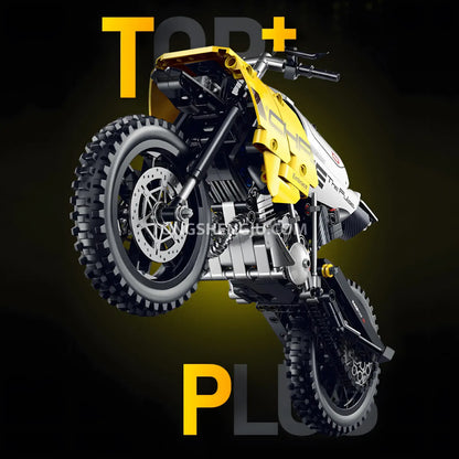 shuanggao 60544 bmw g450x technic motorcycle building set model compatible with racefoge top speed series