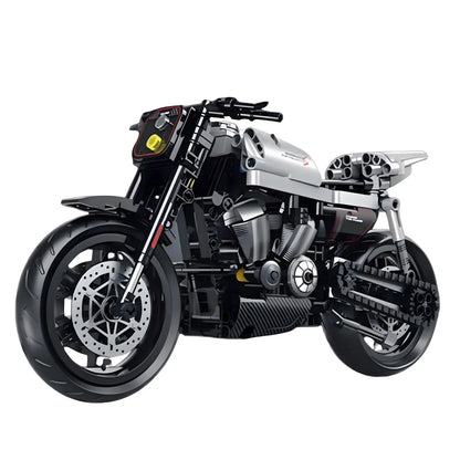 static version of shuanggao 60545 halei xr1200 technic motorcycle building set model motorcycle 