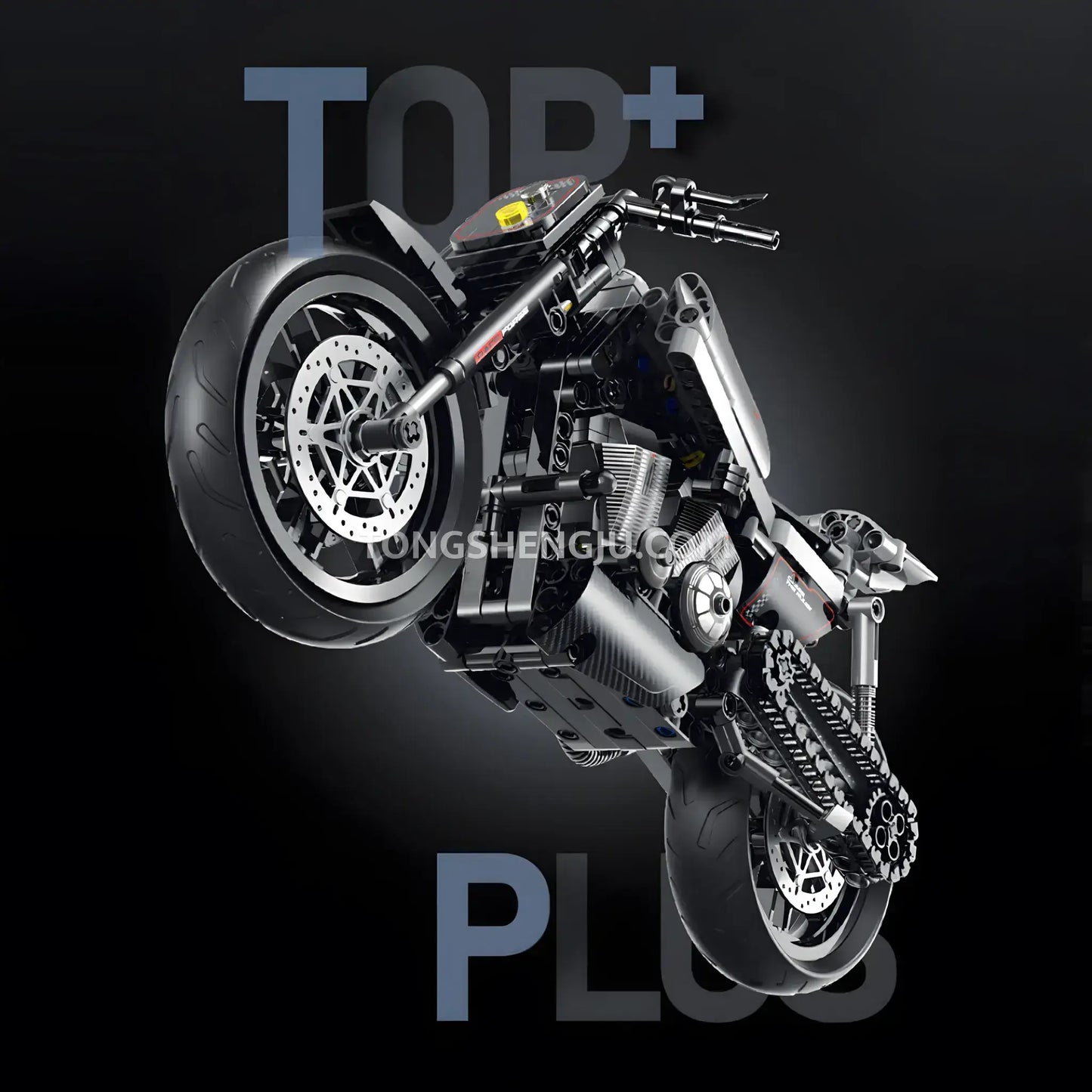 Tongshengju Halei XR1200 Technic Motorcycle Building Blocks Set For Adults & Kids (533 PCS)