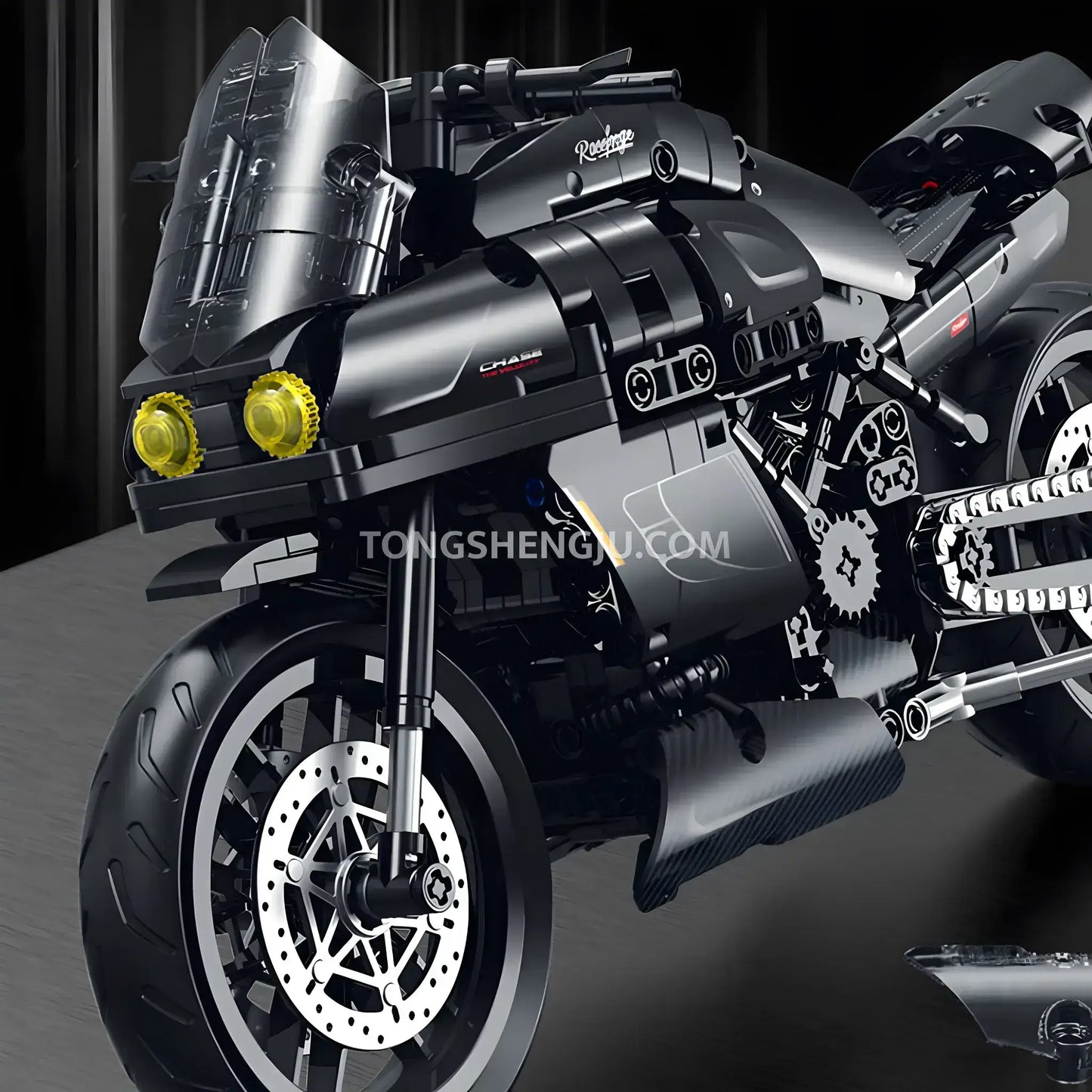 guly shuanggao 60546 ducati diavel technic motorcycle building set model motorcycle creativing assembly building