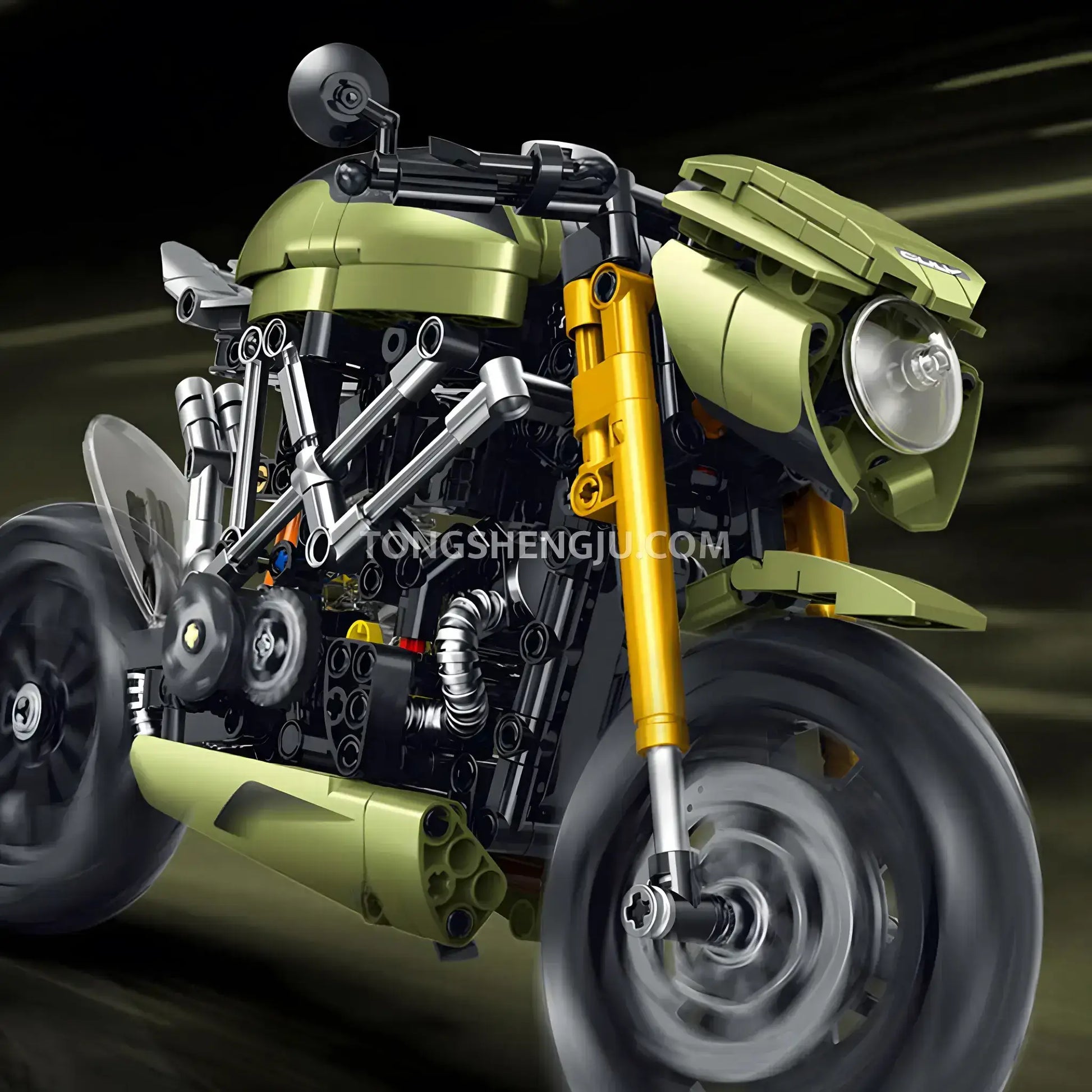 guly shuanggao 60547 ducati 848 technic motorcycle building set model motorcycle compatible with lego technic series