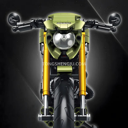 guly shuanggao 60547 ducati 848 technic motorcycle building set model motorcycle headlights
