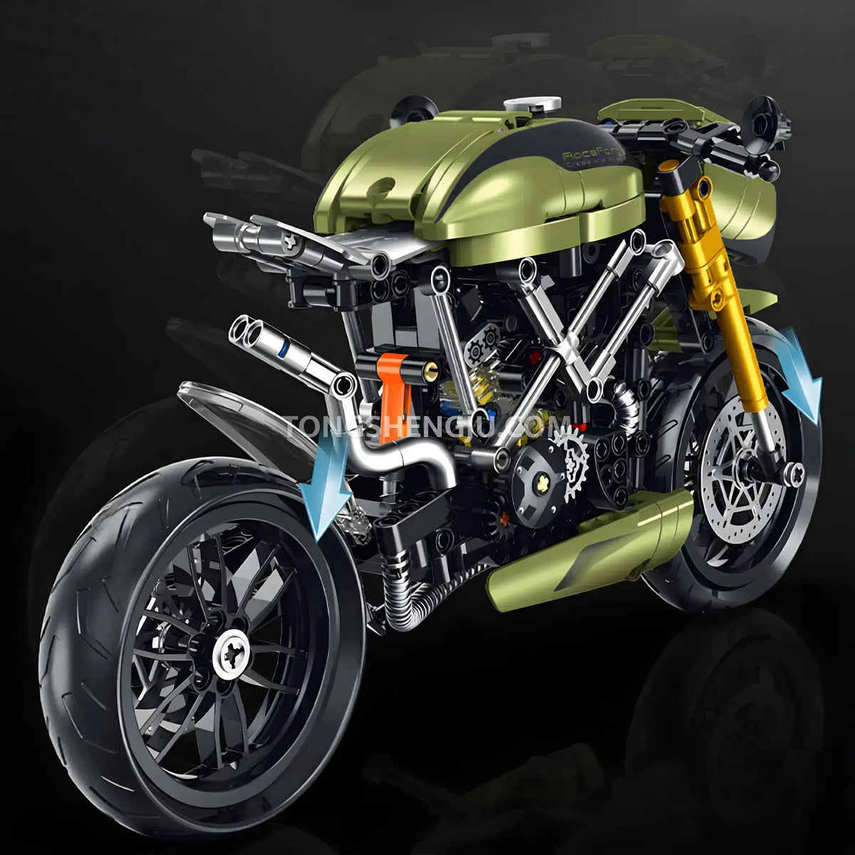 Tongshengju DUKA 848 Technic Motorcycle Building Blocks Set For Tongshengju DUKA 848 Technic Motorcycle Building Blocks Set For