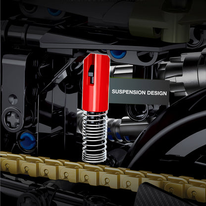 shuanggao halei davidsn sportsters building blocks model toy motorcycle suspension design