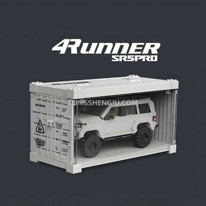 happy build powerblock pb8809 4runner sr5pro model car building blocks toy shipping container