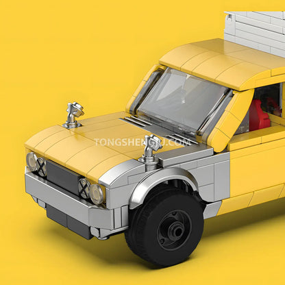 happy build power build pb8858 shiba coming hotdog truck car building set model car front car
