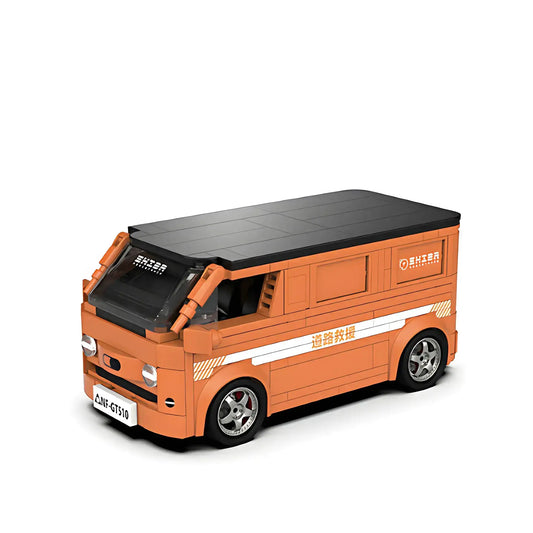 static version of happy build power build pb8857 shiba coming vin car building set model car 