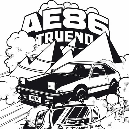 happy build powerblock pb8810 toyota ae86 model car building blocks toy compatible with lego speed champions series