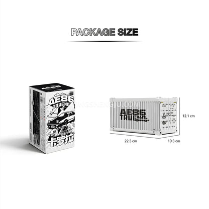 package size of happy build powerblock pb8810 toyota ae86 model car building blocks toy