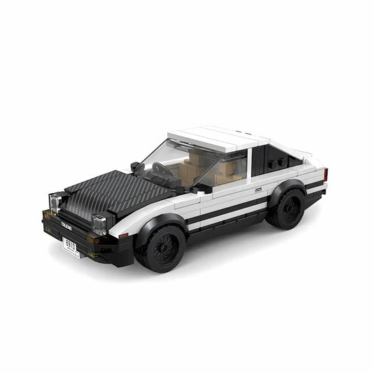 static version of happy build powerblock pb8810 toyota ae86 model car building blocks toy