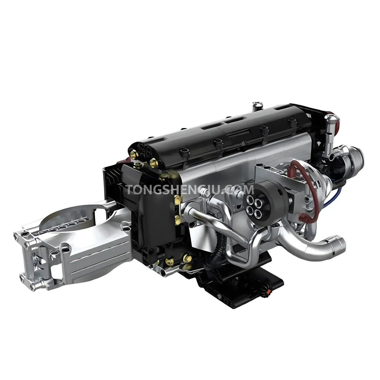 dynamic version of happybuild powerbuild pb8814 toyota sokun 2jz gte engine model technic building set