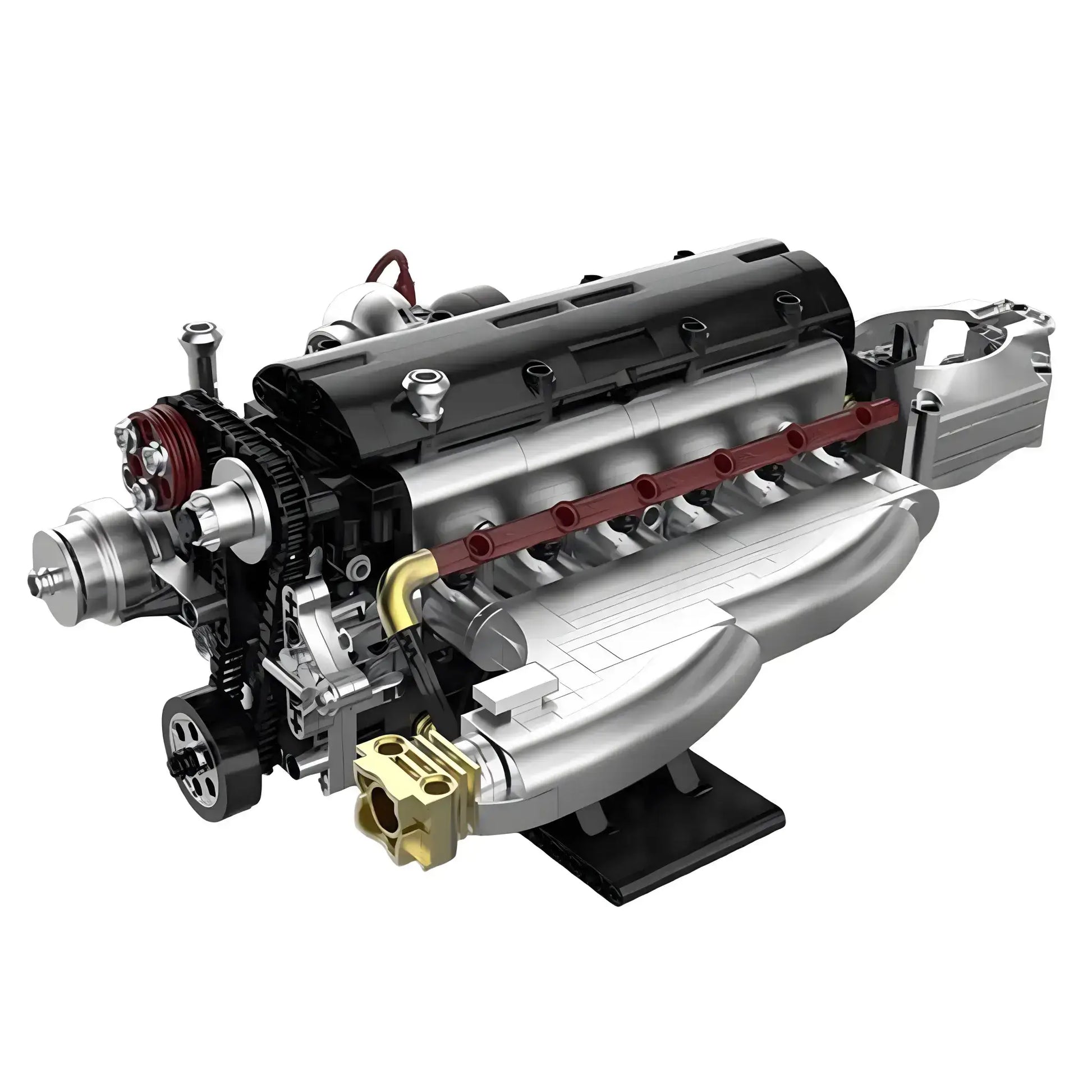 static version of happybuild powerbuild pb8814 toyota sokun 2jz gte engine model technic building set