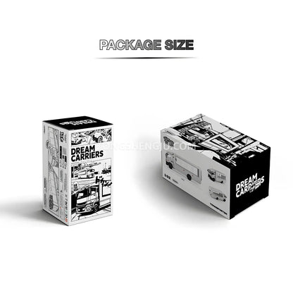 package size of happybuild powerbuild pb8837 f3 dream carriers car building set model car 