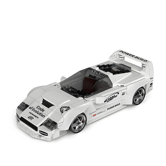 static version of happy build power build pb8844 falali f40 sprots car building set model car
