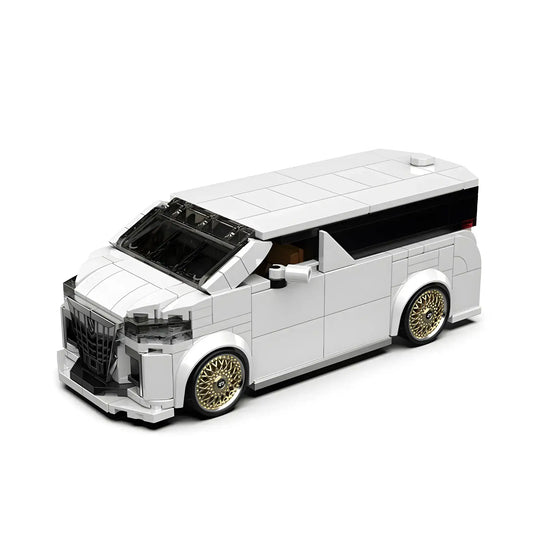 static version of happybuild powerbuild pb8848 toyota alphard car building set model car