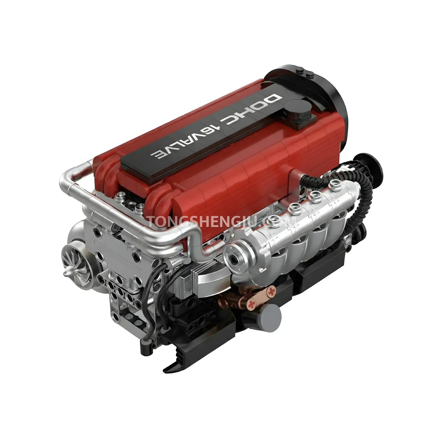 Tongshengju PowerBuild Sokun 4G63 Engine Model Car Building Blocks Set For Adults & Kids Collectible(1348PCS)