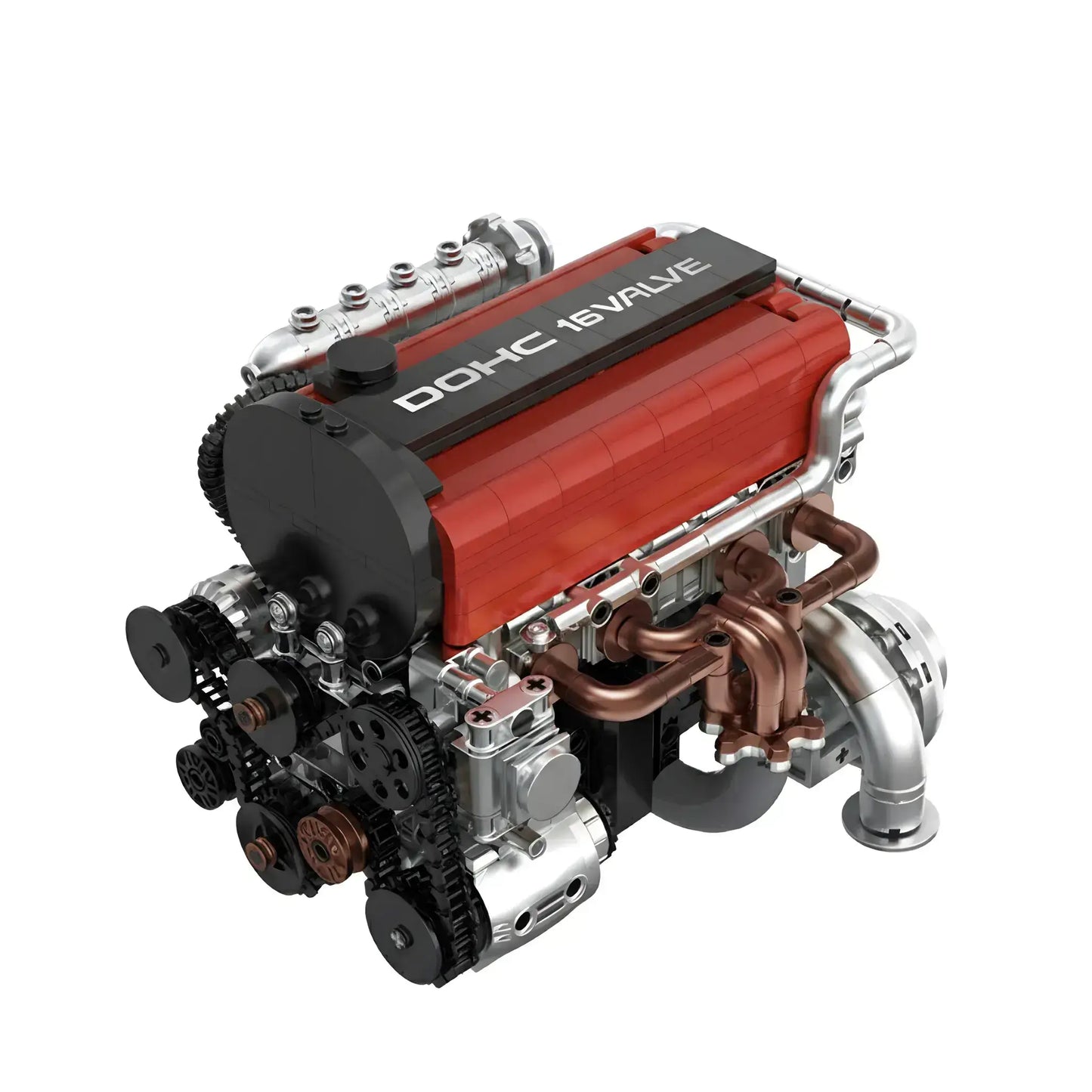 Tongshengju PowerBuild Sokun 4G63 Engine Model Car Building Blocks Set For Adults & Kids Collectible(1348PCS)