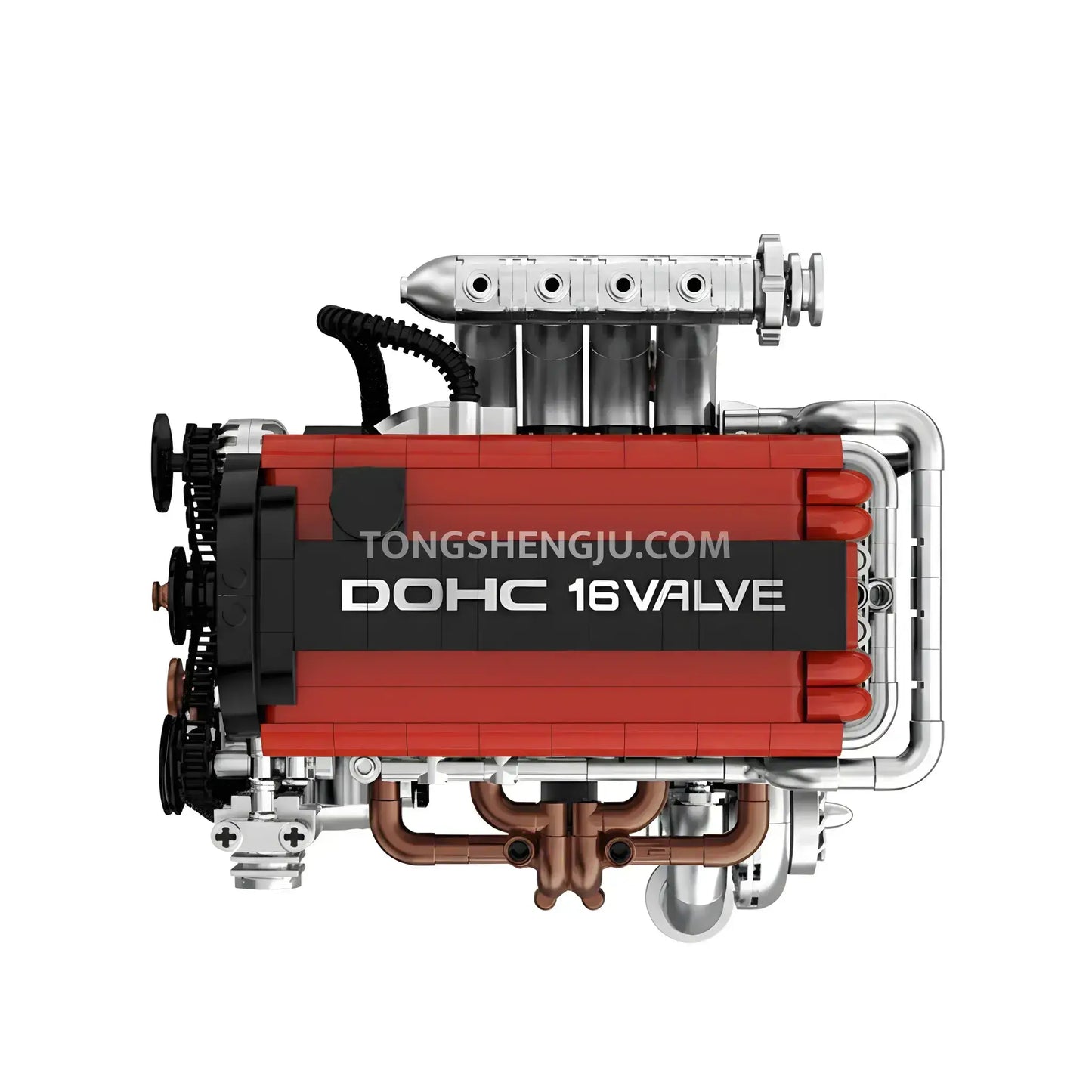 Tongshengju PowerBuild Sokun 4G63 Engine Model Car Building Blocks Set For Adults & Kids Collectible(1348PCS)