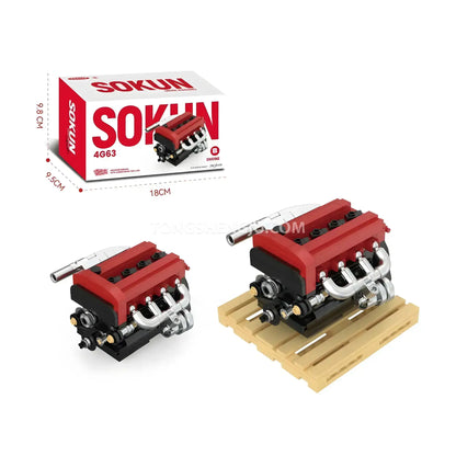  product details of happybuild powerbuild pb8869b sokun 4g63 mini engine model car bulding blocks set