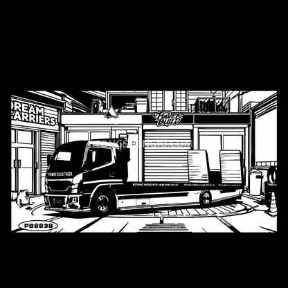 Tongshengju Classic Flatbed Trailer Truck Car Building Blocks Set For Adults & Kids Collectible (540PCS)