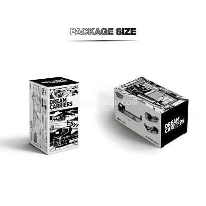 Tongshengju Classic Flatbed Trailer Truck Car Building Blocks Set For Adults & Kids Collectible (540PCS)