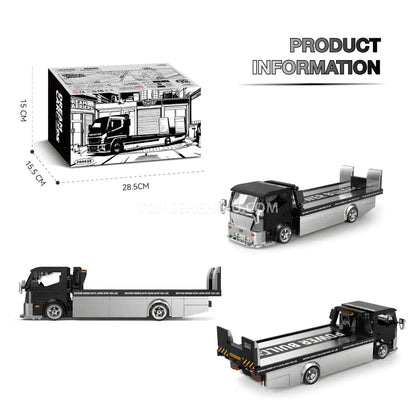 Tongshengju Classic Flatbed Trailer Truck Car Building Blocks Set For Adults & Kids Collectible (540PCS)