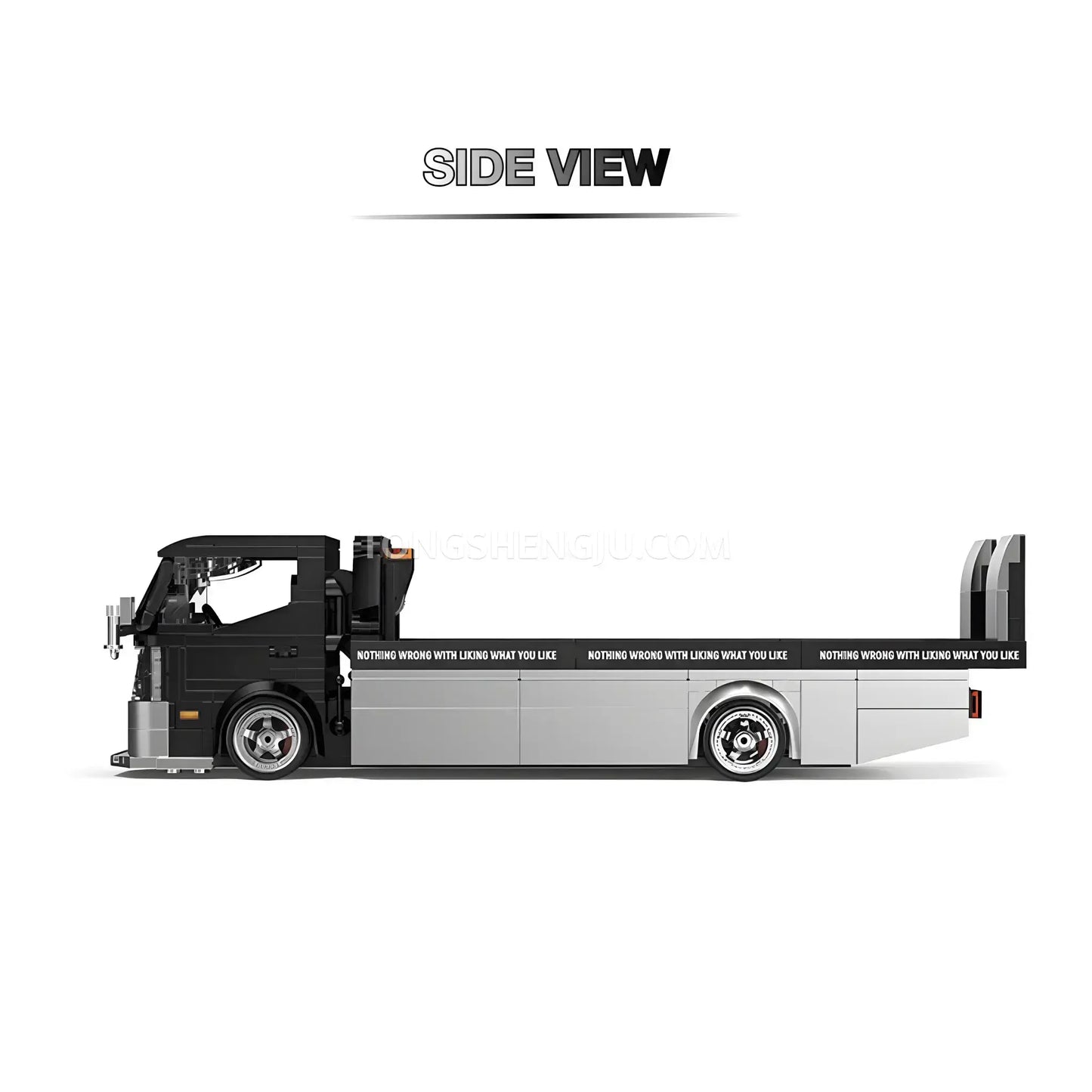 Tongshengju Classic Flatbed Trailer Truck Car Building Blocks Set For Adults & Kids Collectible (540PCS)