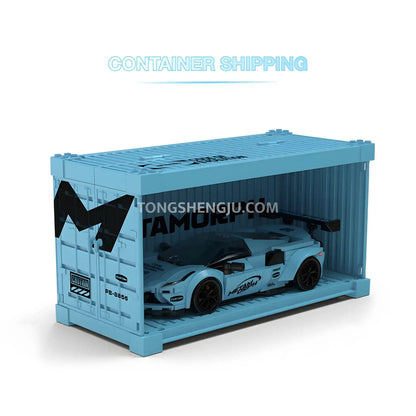 Tongshengju PowerBuild F80 Sports Car Building Blocks Set For Adults & Kids Collectible Car(344PCS)