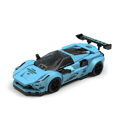 Tongshengju PowerBuild F80 Sports Car Building Blocks Set For Adults & Kids Collectible Car(344PCS)