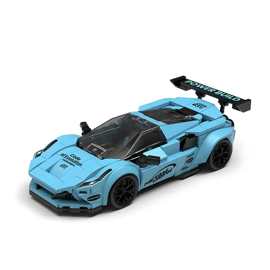 Tongshengju PowerBuild F80 Sports Car Building Blocks Set For Adults & Kids Collectible Car(344PCS)