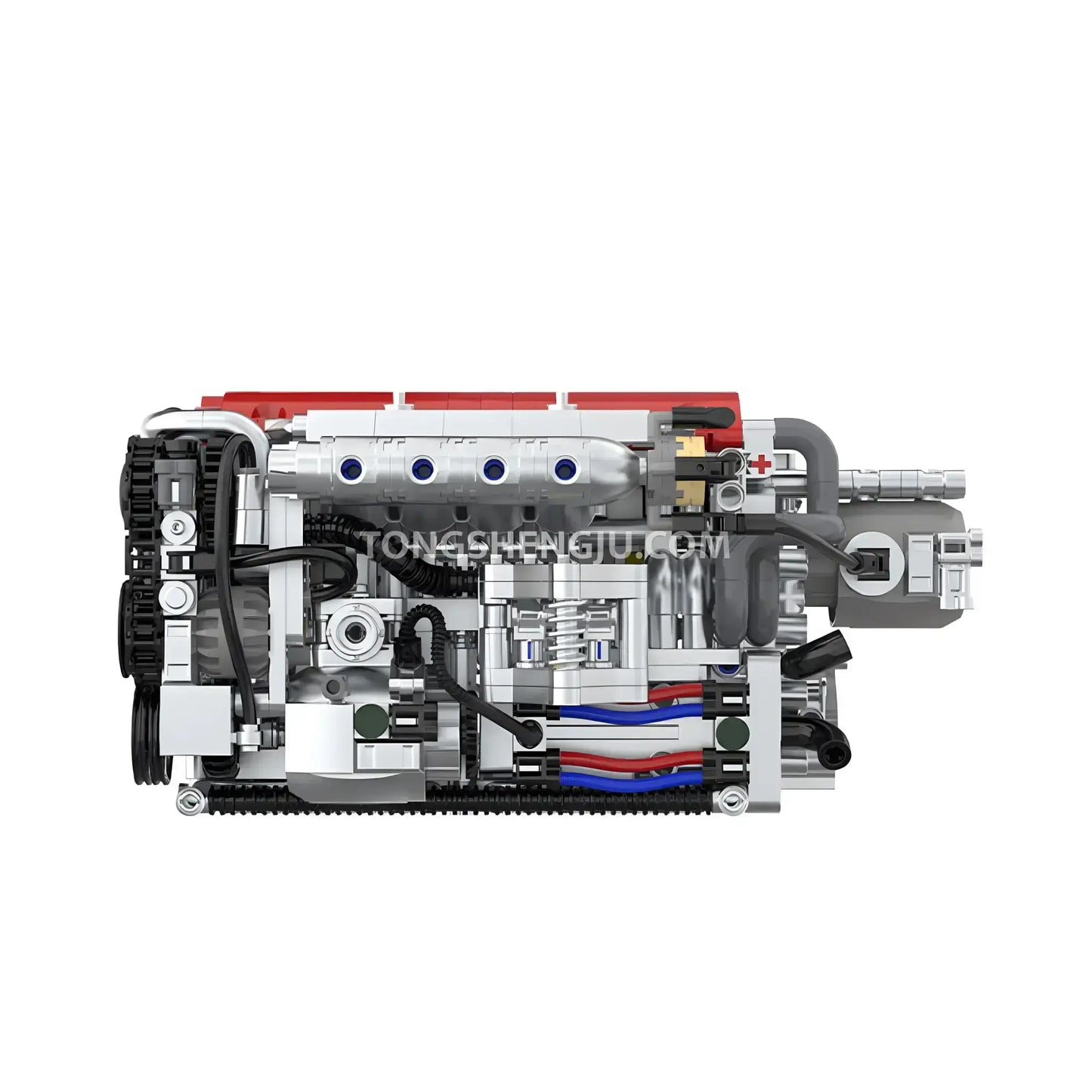 Tongshengju K20A Engine Model Car Building Blocks Set For Adults & Kids Collectible (907PCS)