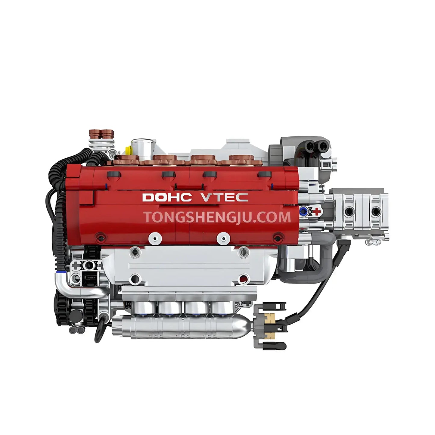 Tongshengju K20A Engine Model Car Building Blocks Set For Adults & Kids Collectible (907PCS)