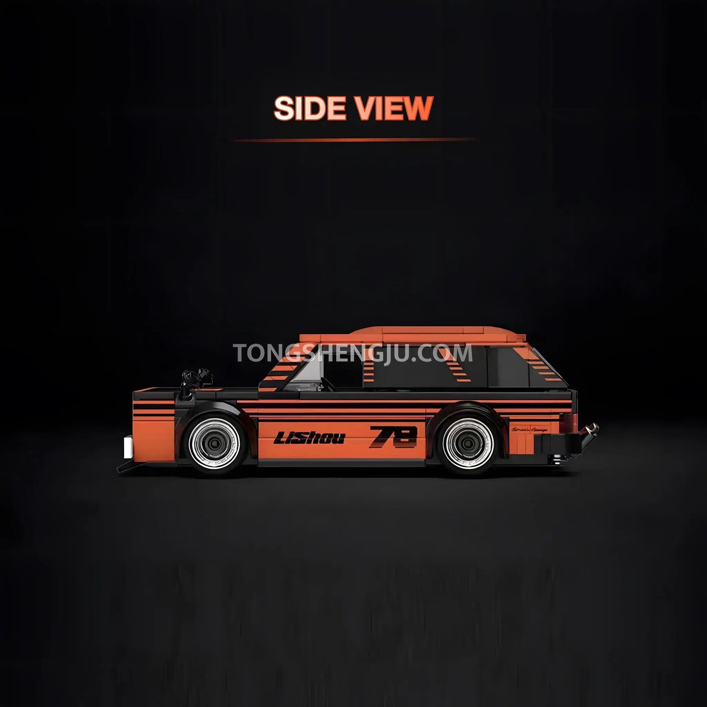 [LIMIT STOCK] Tongshengju LiShou Car Building Blocks Set For Adults & Kids Collectible Car (632PCS)