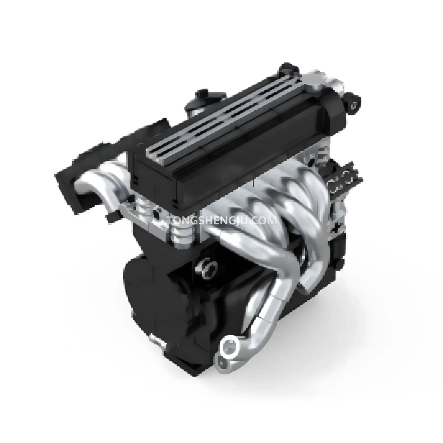 rear view of happybuild powerblock pb8869f sukon m3 s50 mini engine model building set