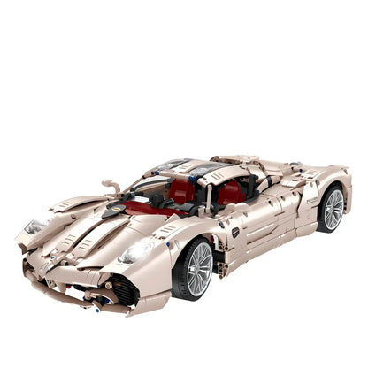static version of jiestar jj9210 pagani utopia technic car building blocks set model car